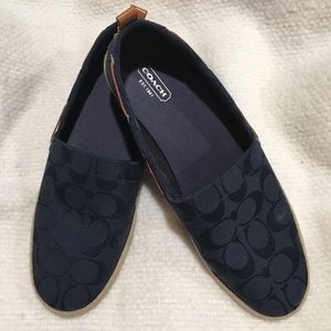 Coach navy blue women’s shoe